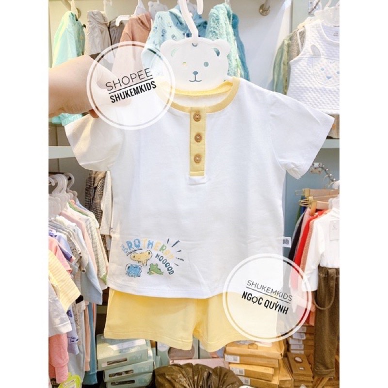 XẢ KHO Bộ cộc tay CHAANG cho bé 6-24m