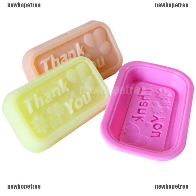 Khuôn silicone chữ nhật làm bánh xà phòng tạo hình thiên nga sáng tạo