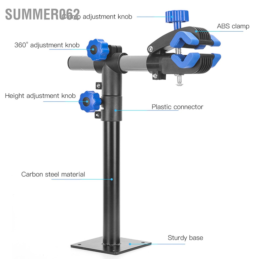 [Hàng Sẵn] Giá đỡ sửa chữa xe đạp treo tường Xe Chiều cao có thể điều chỉnh Kẹp bảo dưỡng Chân đế 【Summer062】