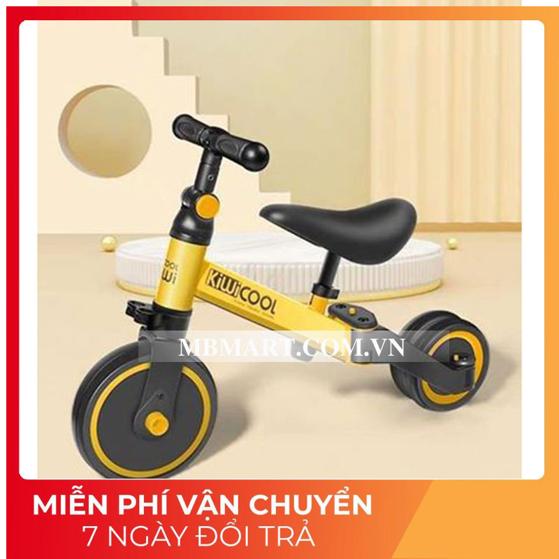 Xe Thăng bằng cho Bé 3in1 - KIWICOOL - Hàng Có Tem Có Bàn Đạp Cho Bé 1 Đến 5 Tuổi KIWICVVL 1B