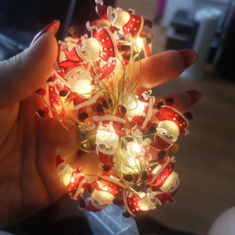Dây đèn led 3D trang trí giáng sinh kiểu dáng tùy chọn độc đáo