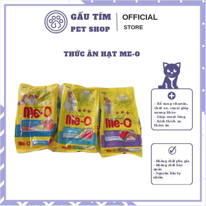 Thức ăn cho mèo dạng hạt khô Me-O, Date mới