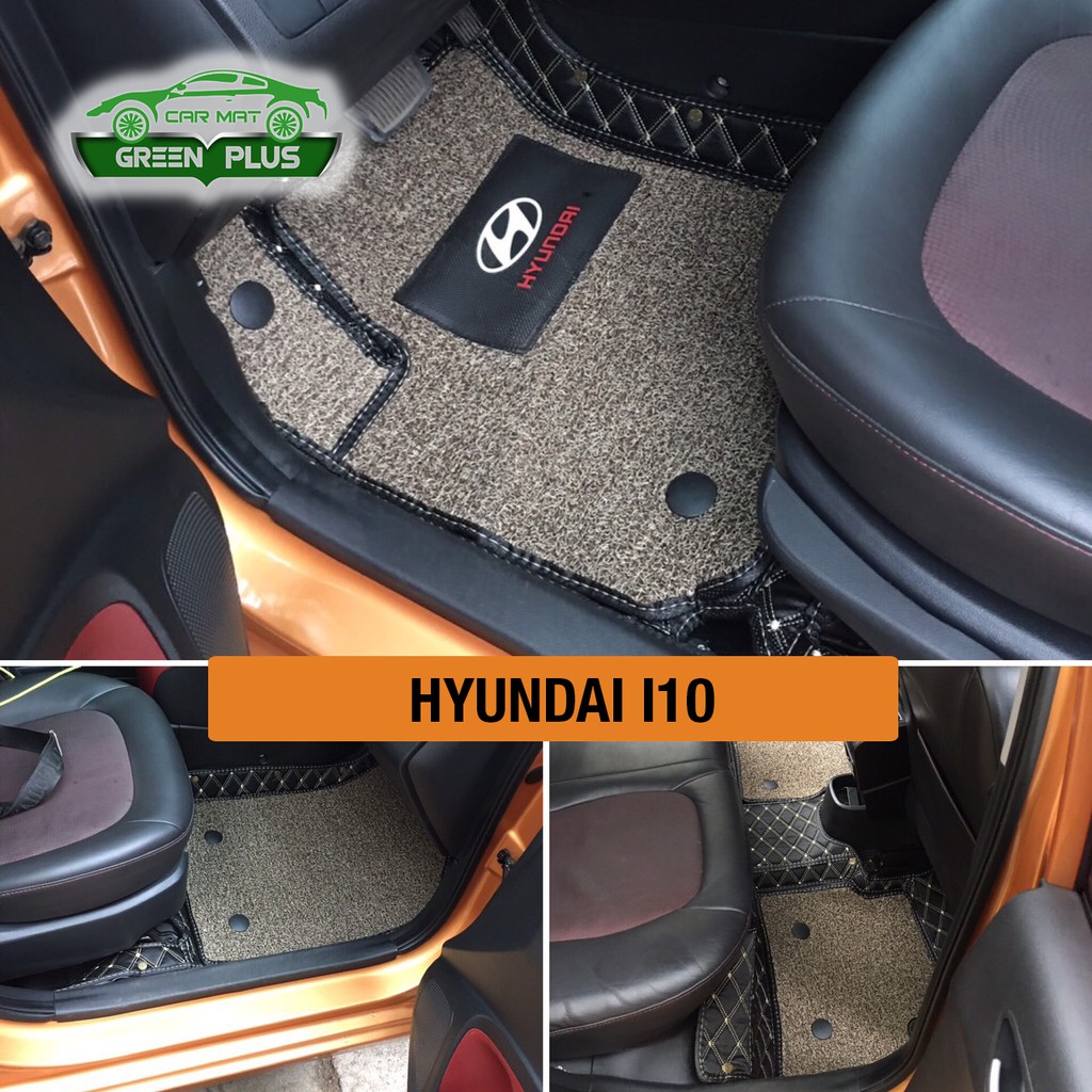 [Mã GREENHD giảm 100k] Thảm lót sàn ô tô 5D 6D Hyundai I10, Accent, Elantra, Kona, Tucson, I30, Getz