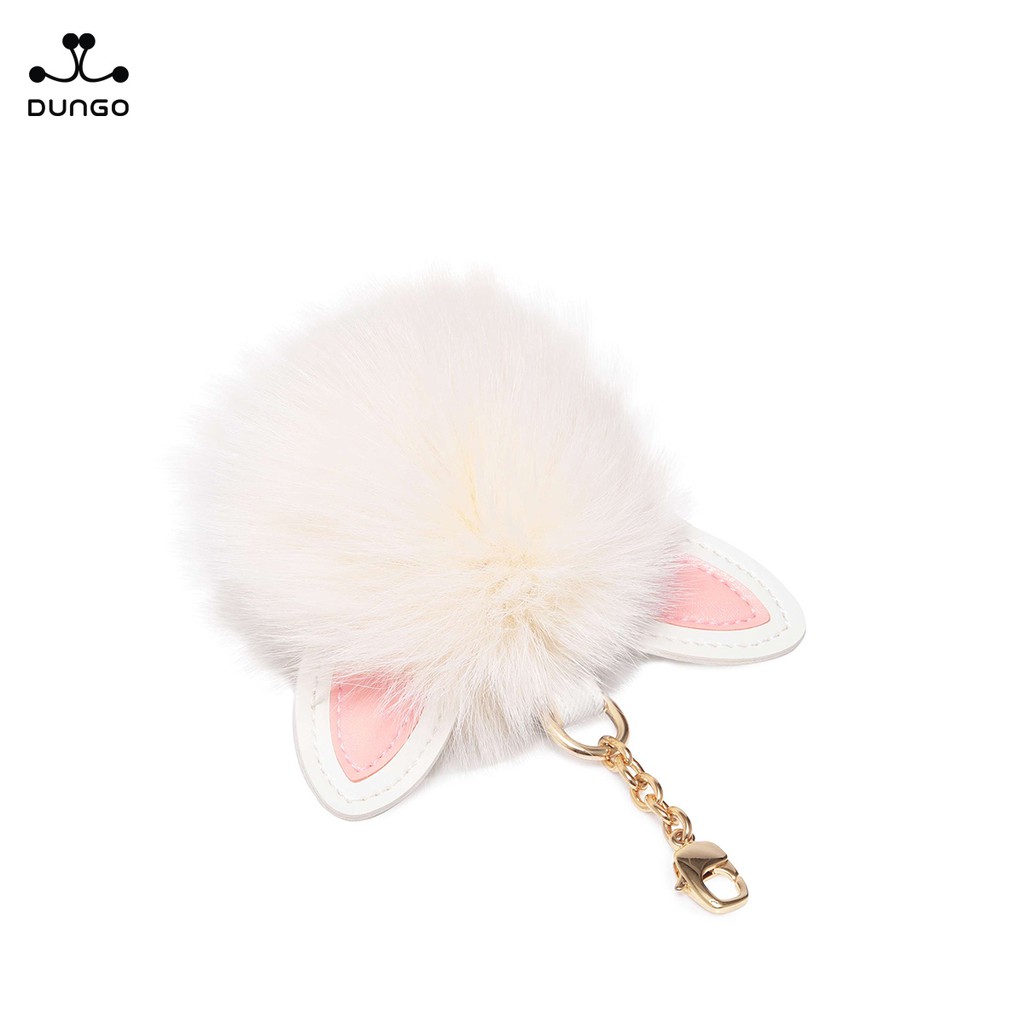 Charm Treo Tròn Tai Mèo Lông Trắng JUST STAR DU110125-48