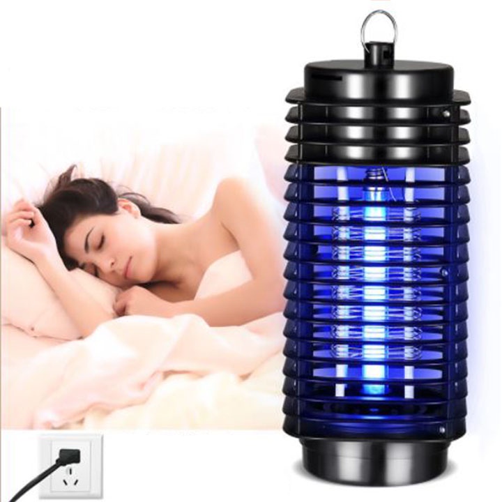 Đèn bắt muỗi côn trùng hình tháp 3D kiêm đèn ngủ thông minh