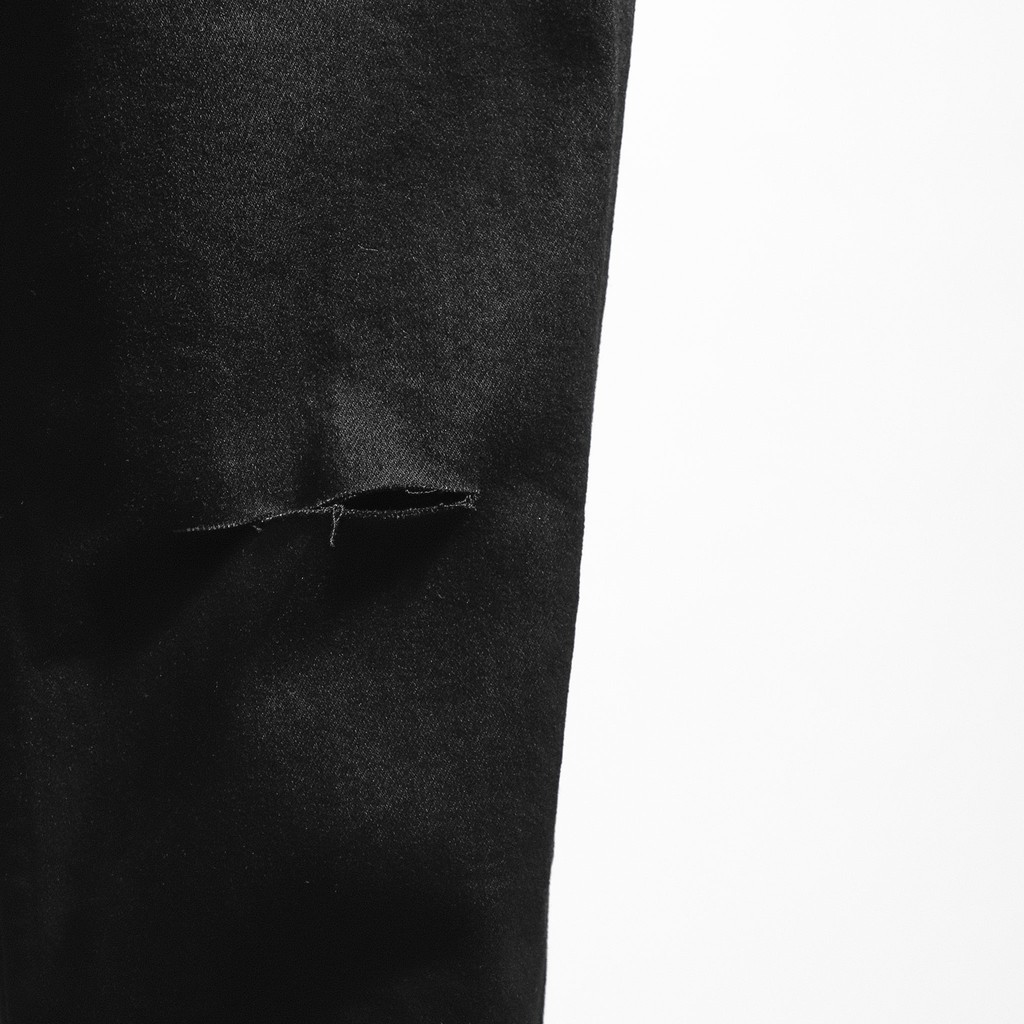 Quần jeans nam ZR đen rách 20903 Foxxmen
