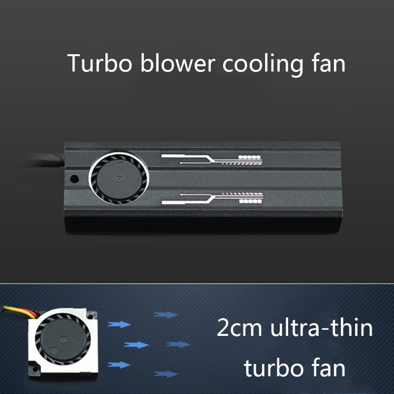 Quạt Tản Nhiệt Bằng Silicone zzz M2 Cho M2 NVME 2280 Pcie