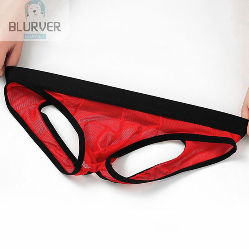 Quần lót tam giác thiết kế phối lưới nhìn xuyên thấu thoáng mát cho nam