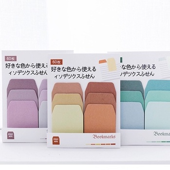 Set 60 Giấy Ghi Chú Phân Loại Màu Gradient Cho Học Sinh/Văn Phòng