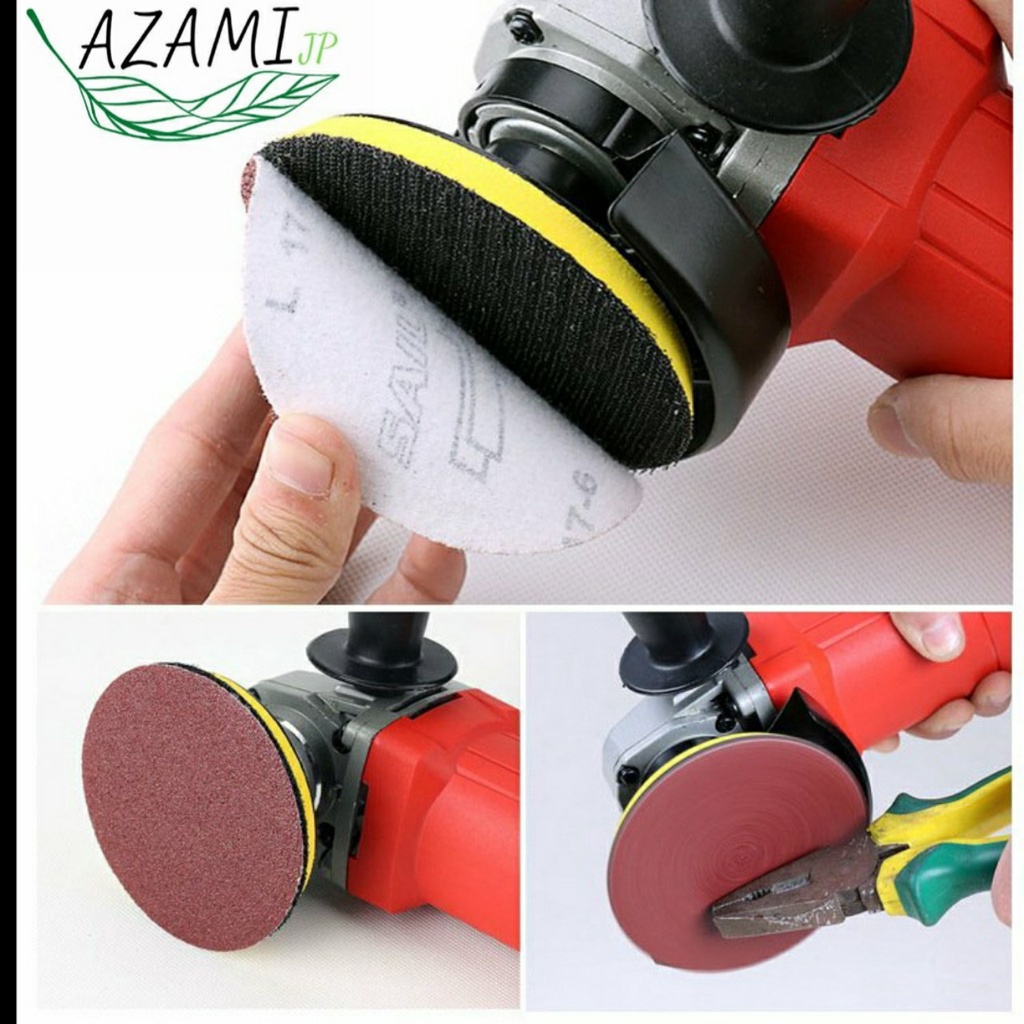Đế Chà Nhám Tròn 100mm , 4 Inch , Đế Nhựa Gắn Giấy Nhám Tròn Lông , Hàng Chuẩn Hãng