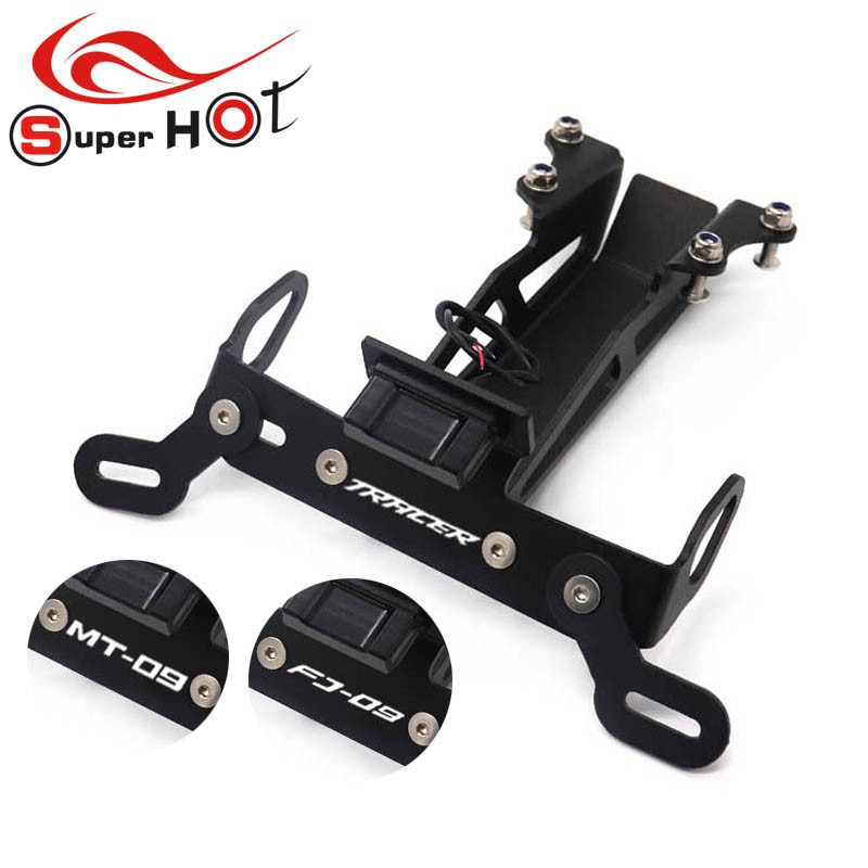 Dành Cho Xe Yamaha FJ09 FJ-09 MT09 Tracer 900 2015-2020 Phụ Kiện Biển Số Giá Đỡ Chân Đế Đuôi Tidy Fe
