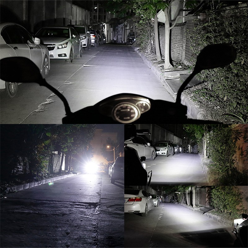 Đèn pha LED Kevanly chống thấm nước cho xe mô tô/ xe hơi 12W/ 18W/ 24W