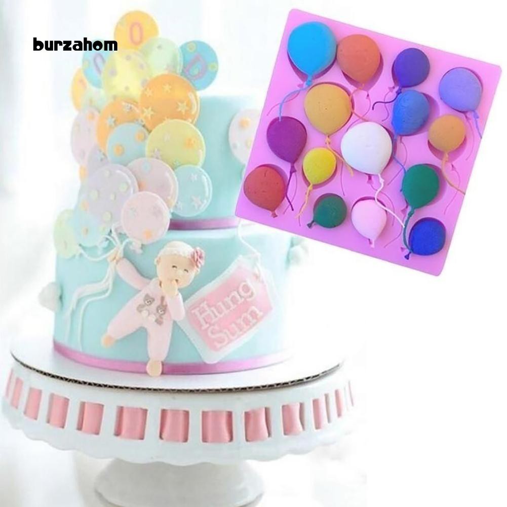 Khuôn silicon làm bánh đa năng tạo hình bóng bay sáng tạo