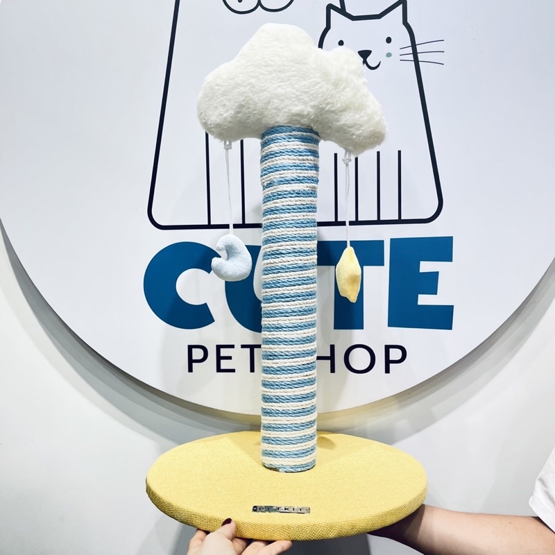PETKIT Khung Leo Cây Cho Mèo Đám Mây Khung Cho Mèo Nhỏ Đồ Chơi Mèo Cào Móng, 55Cm