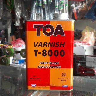 Dầu bóng cao cấp Toa T8000 loại 1 ( véc ni gỗ) ( tặng 1 chổi quét sơn)