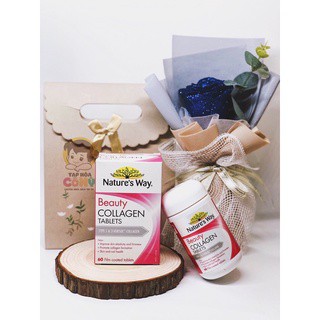 Viên Uống Đẹp Da Collagen Beauty Nature's Way 60 Viên+ Healthy Care - Xuất Xứ Úc | Thế Giới Skin Care