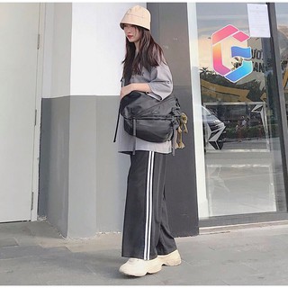Quần ỐNG RỘNG 2 SỌC Thể Thao Nam Nữ Unisex - VIETCENTRE