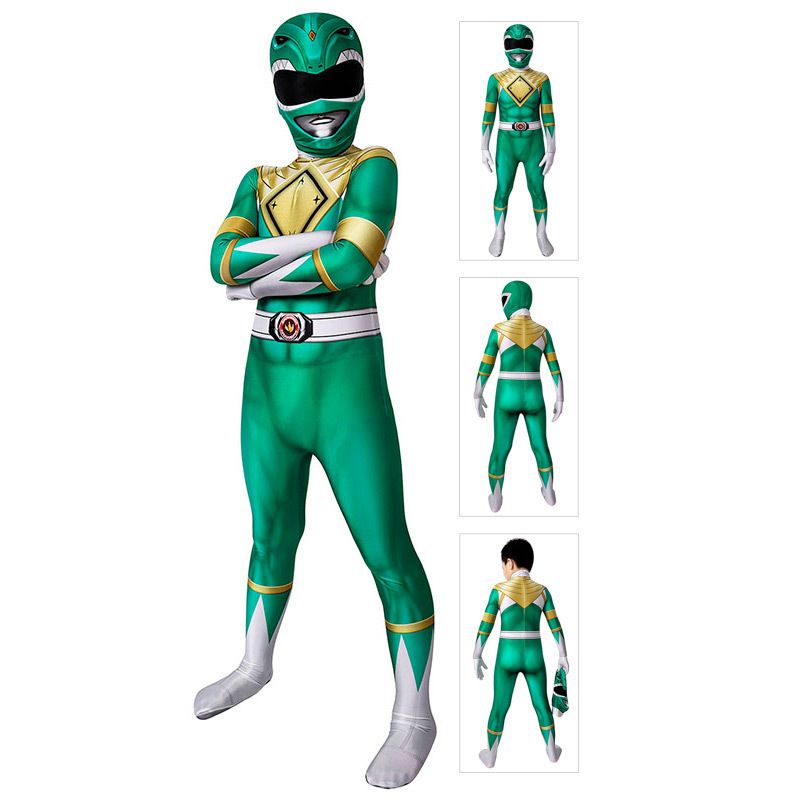 Trang Phục Hoá Trang 5 Anh Em Siêu Nhân Dành Cho Trẻ Em, Bộ Đồ Cosplay Power Rangers