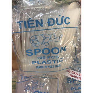 Thìa dùng 1 lần ( 1 bịch 100 cái)