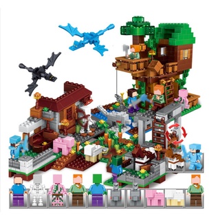 [THẢO NGUYÊN] 💖 Đồ Chơi Lắp Ráp Lego Minecrraft My World 💖 Thảo Nguyên Xanh 💖Bộ Đồ Chơi Rèn Luyện Tính Kiên Nhẫn Cho Trẻ