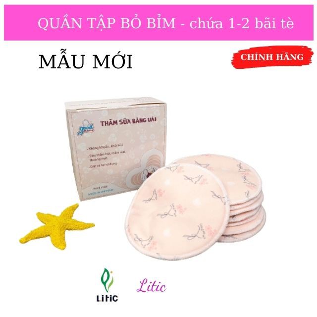 Miếng lót thấm sữa Goodmama cho mẹ - Siêu thấm, vệ sinh, cao cấp - Giặt và sử dụng được nhiều lần