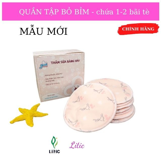 Miếng lót thấm sữa Goodmama cho mẹ - Siêu thấm, vệ sinh, cao cấp - Giặt và sử dụng được nhiều lần