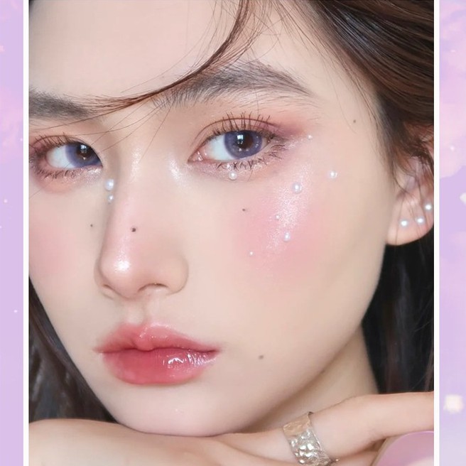 Bảng phấn mắt kiêm phấn má 2 màu make up Xixi Cheek Is Red Grooming Sena Beauty | BigBuy360 - bigbuy360.vn