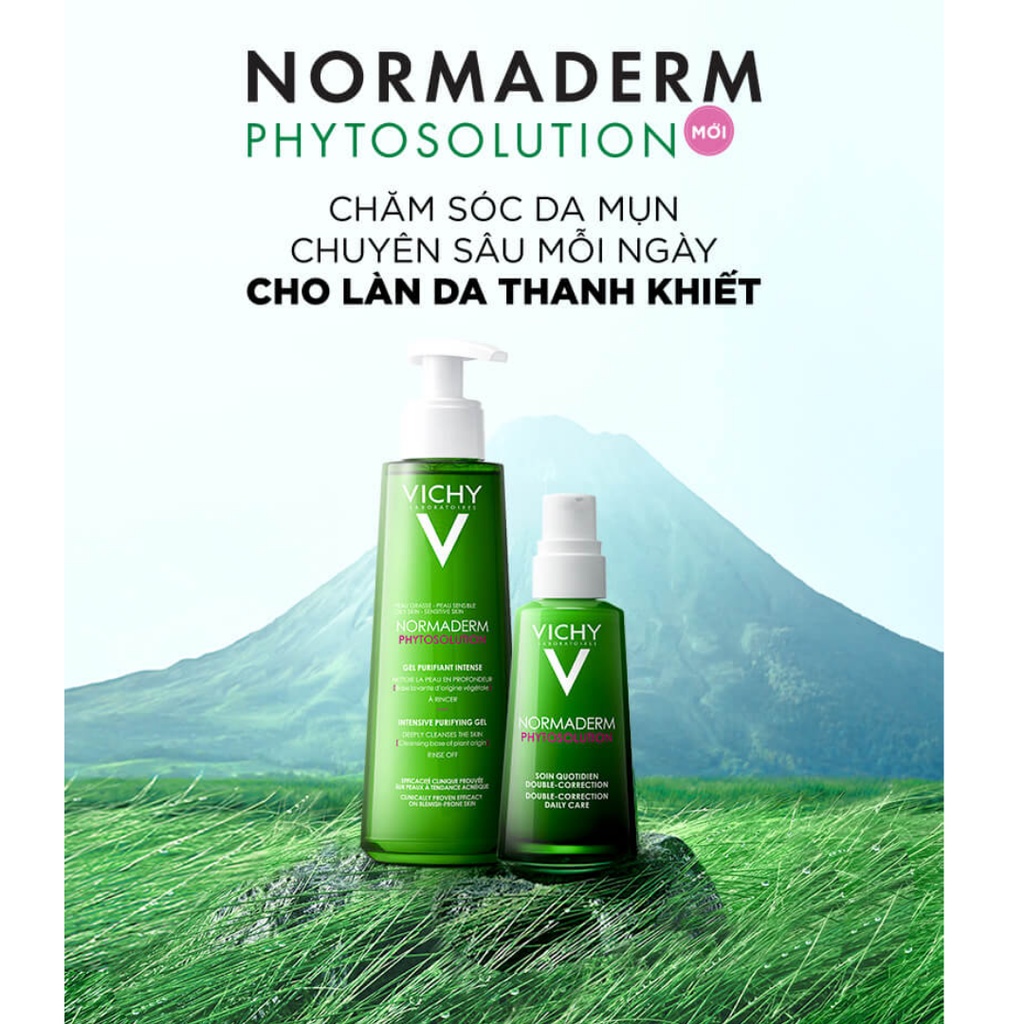 Sữa Rửa Mặt Vichy Gel Sạch Sâu Giảm Bã Nhờn 400ml