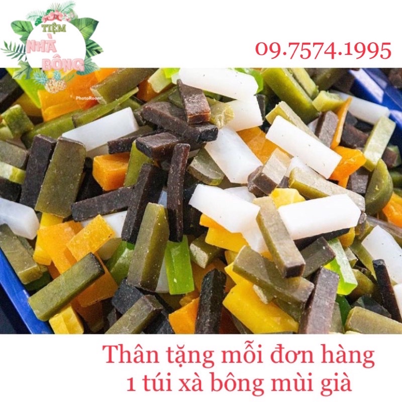🍃TỪNG HƯƠNG🍃 Vụn xà bông sinh dược từng hương an toàn lành tính 100g từng túi zip riêng biệt