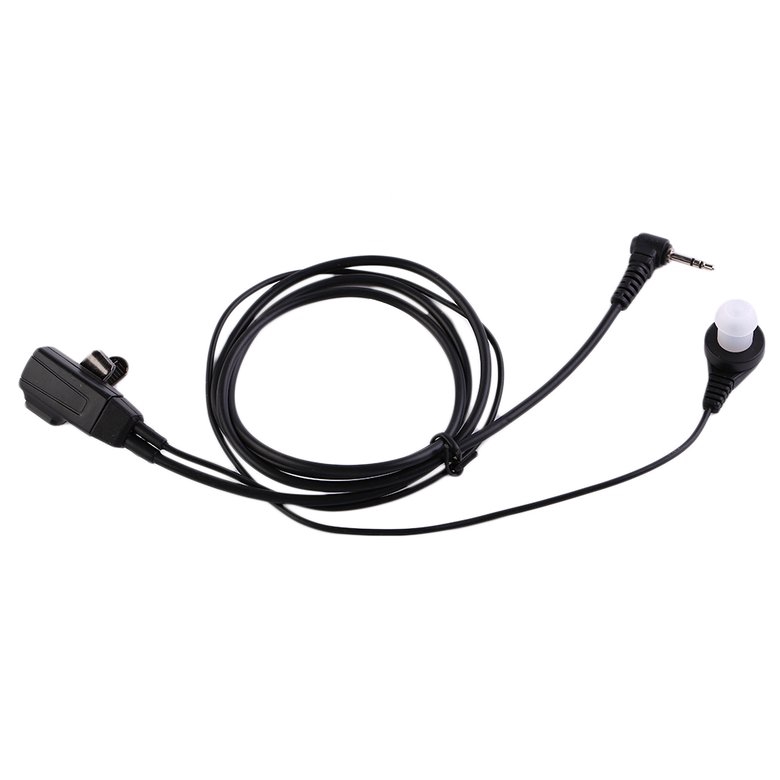 PK 1 Pin Covert Acoustic Tube Earpiece Headset for Motorola 2 Two Way Radio