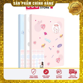 File lá học sinh A4 Deli - 30/40 lá - Xanh dương/Hồng/Trắng - 1 chiếc - 72493 / 72494