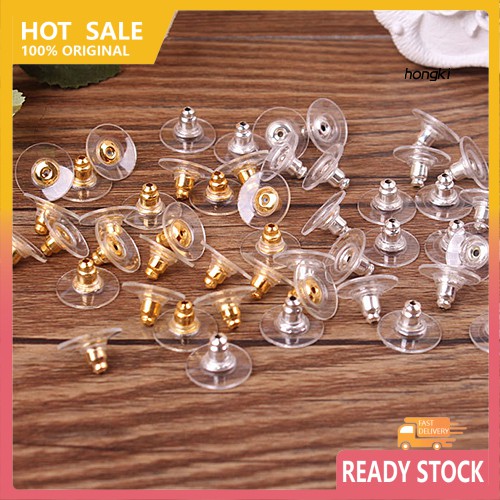 Set 50 nút chặn khuyên tai bằng hợp kim tiện dụng