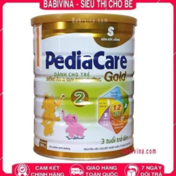 [LẺ GIÁ SỈ] Sữa Pediacare Gold 2 900g Viện Dinh Dưỡng Dành Cho Trẻ Biếng Ăn - Suy Dinh Dưỡng - Thấp Còi (pedia care)