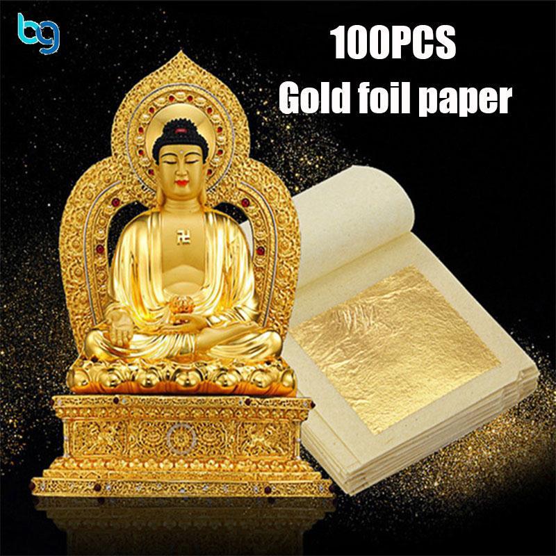 Decal dán tường hình lá vàng
