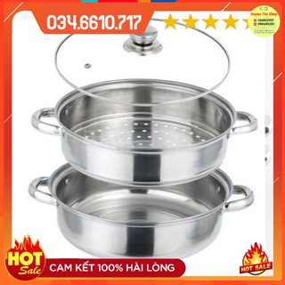 Nồi hấp inox 2 tầng 28cm