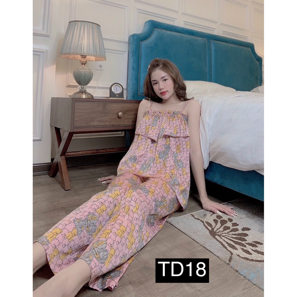 Set Đồ Bộ Pizama Ngủ Pijama Nữ Lụa Satin Cao Cấp Phối Tay Dài Quần Dài Độc Đáo Siêu Sang (Kèm Hình Thật)
