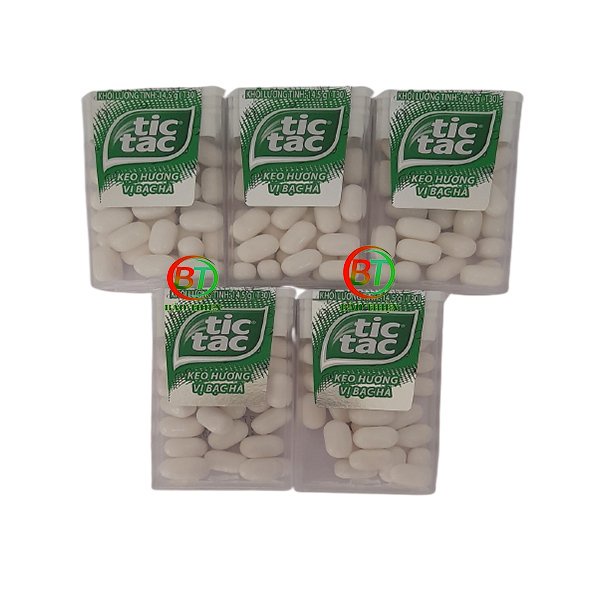 (5 vị) Kẹo ngậm TicTac hộp 14,5g