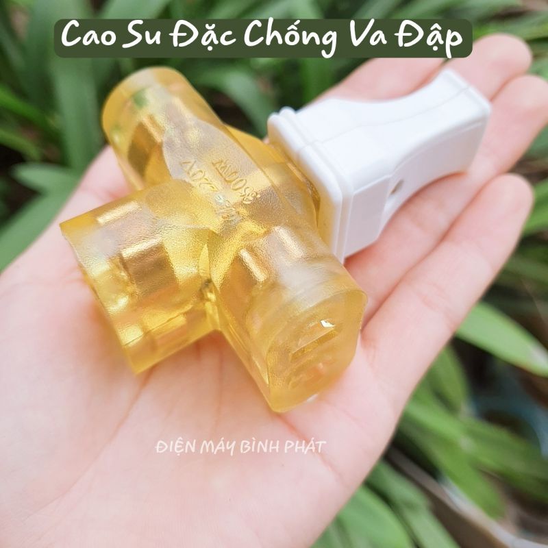 Ổ cắm 3 Chân Nhựa Đúc + Phích Cắm Chống Va Đập