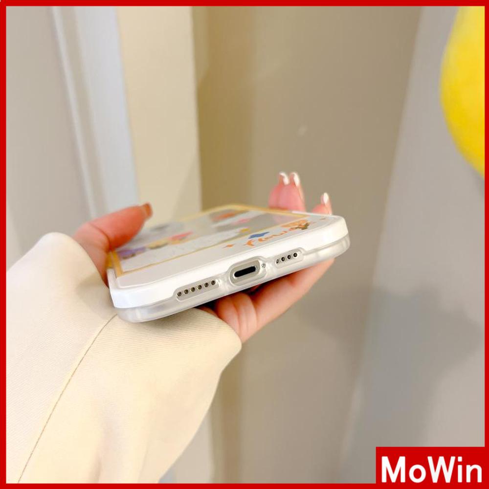 iPhone Case Acrylic Invisible Folding Stand Silicone Soft Case Airbag Shockproof Cover Camera Flower Cloud Compatible For iPhone 11 Pro Max 13 Pro Max 12 Pro Max 7Plus xr XS Max