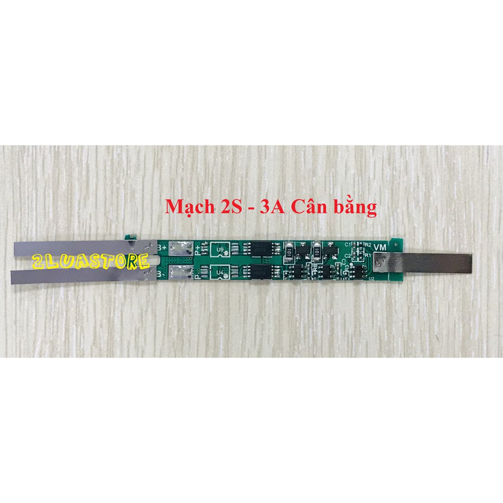 Mạch sạc và bảo vệ pin 2S 7.4V hàn kẽm sẵn