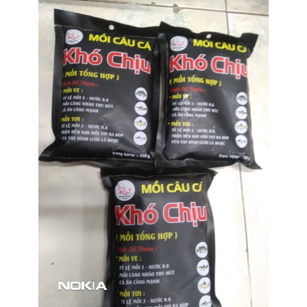 cám câu cá Khó Chịu