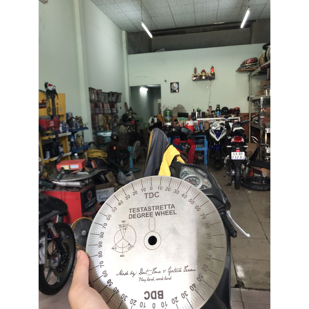 Dĩa chia độ, dĩa canh cam cho xe máy, Camshaft timing cam timing