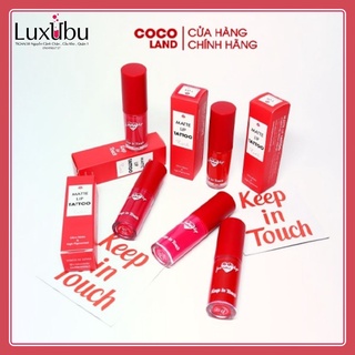 //luxubu// son nước bền màu keep in touch matte lip tattoo tint / cocoland