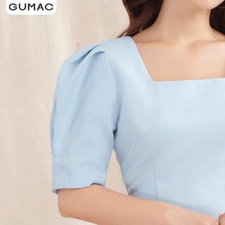 Đầm body nữ cổ U phom ôm DA1048 GUMAC