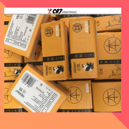 Gói giấy ăn gấu trúc SIPIAO siêu dai mềm mại - 300 tờ ThaiBaoStore