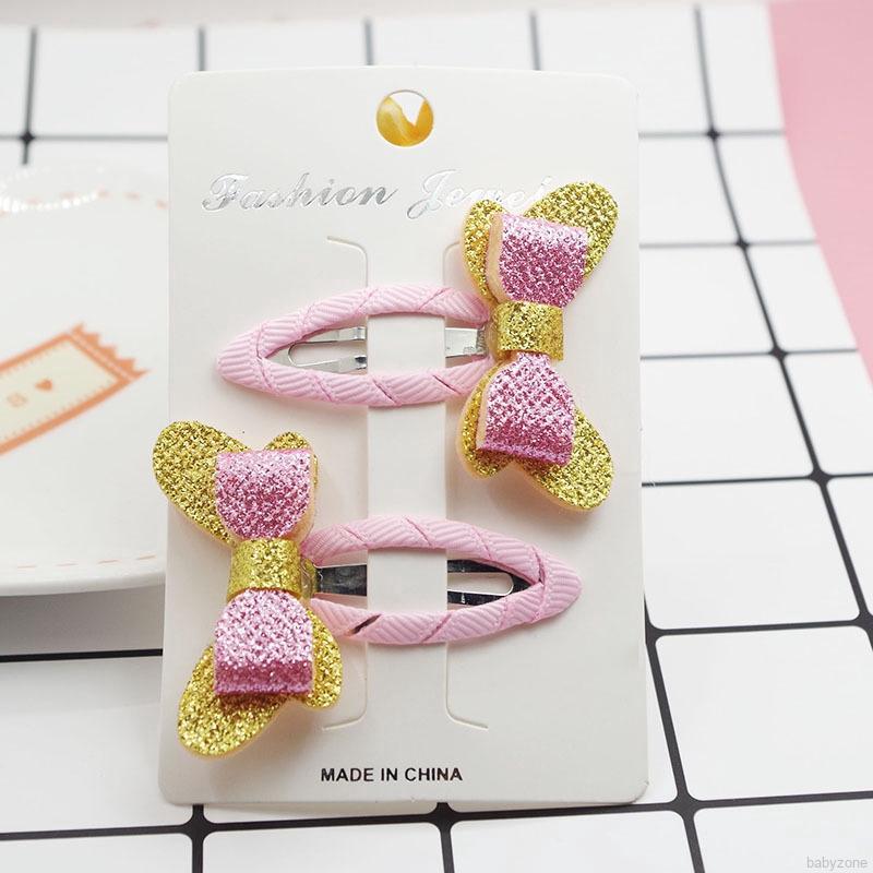 Set kẹp tóc nơ dễ thương cho bé gái