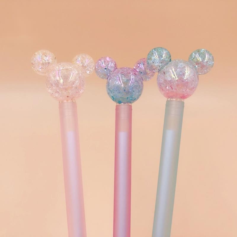 1 Bút Gel Kim Tuyến Hình Chuột Mickey Sáng Tạo