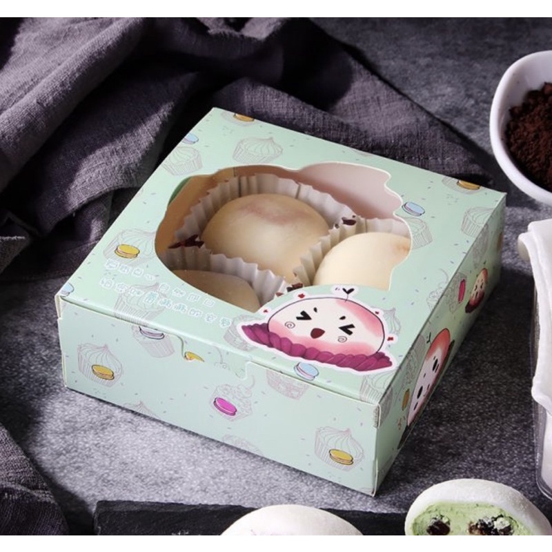 Hộp 4 bánh mochi,trung thu