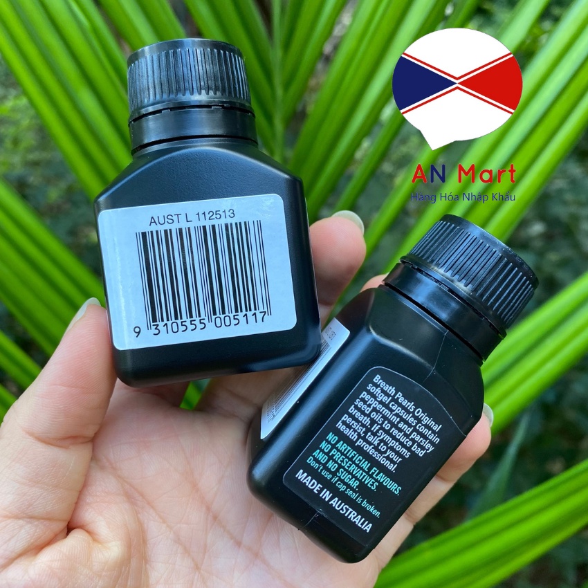 Viên Ngậm Thơm Miệng Breaths Pearl hộp 50 viên của Úc Cứu Nguy Cho Các Bác Có Vấn Đề Về Hơi Thơ