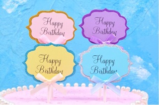 Set 5 topper tag Happy Birthday